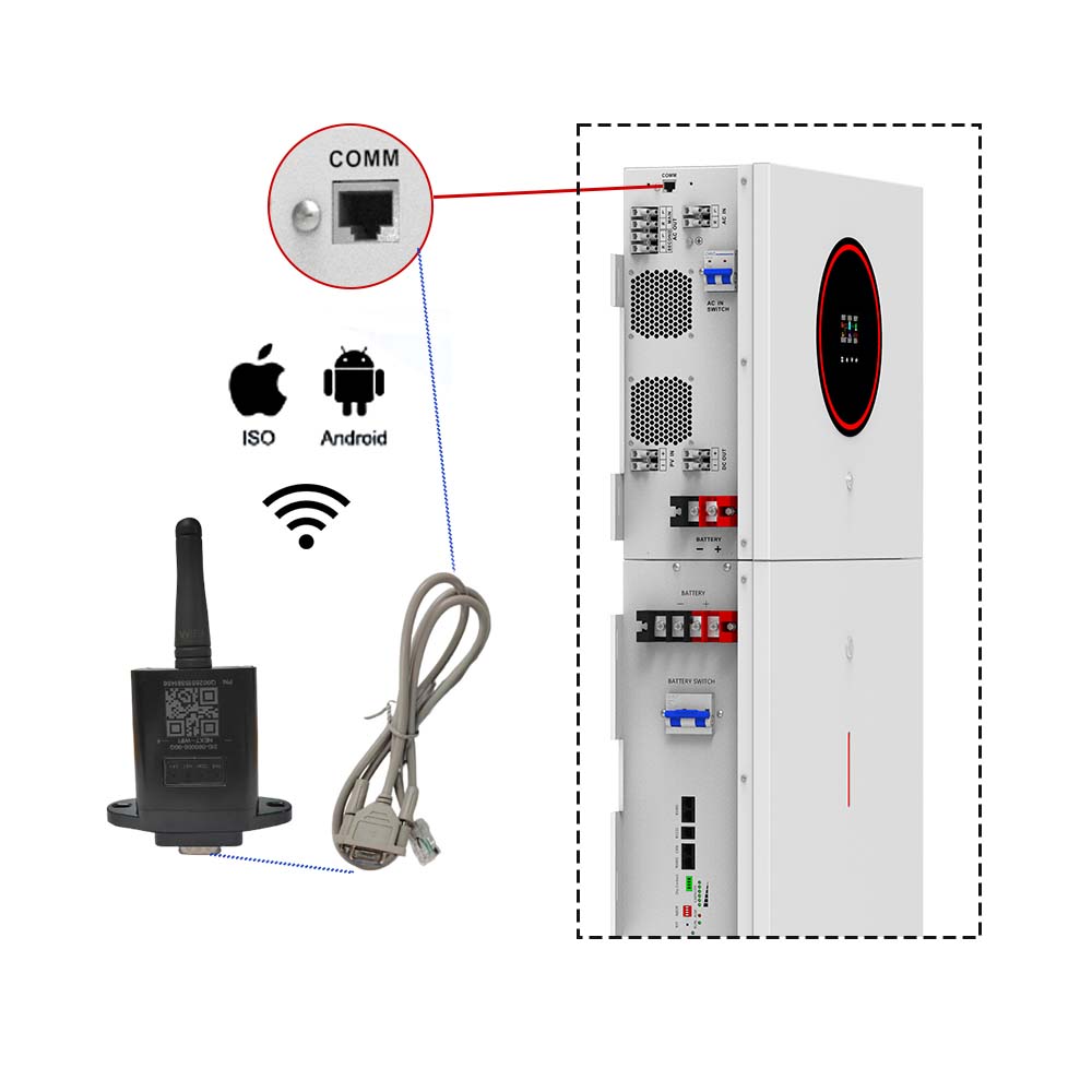 Alles in een Huis energie stelsel hoë spanning battery omskakelaar 6.2kw aan/af rooster Sonkrag omskakelaar Energie berging stelsel vervaardiger