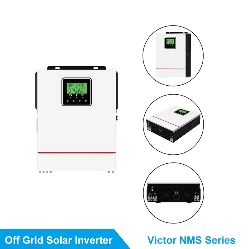 Victor NMS-reeks Lae PV-invoer 20-150VDC Suiwer Sinusgolf 40A MPPT-laaierbeheerder Off Grid 1KW 12V 1.5KW 24V Tuissonkrag-omkeer