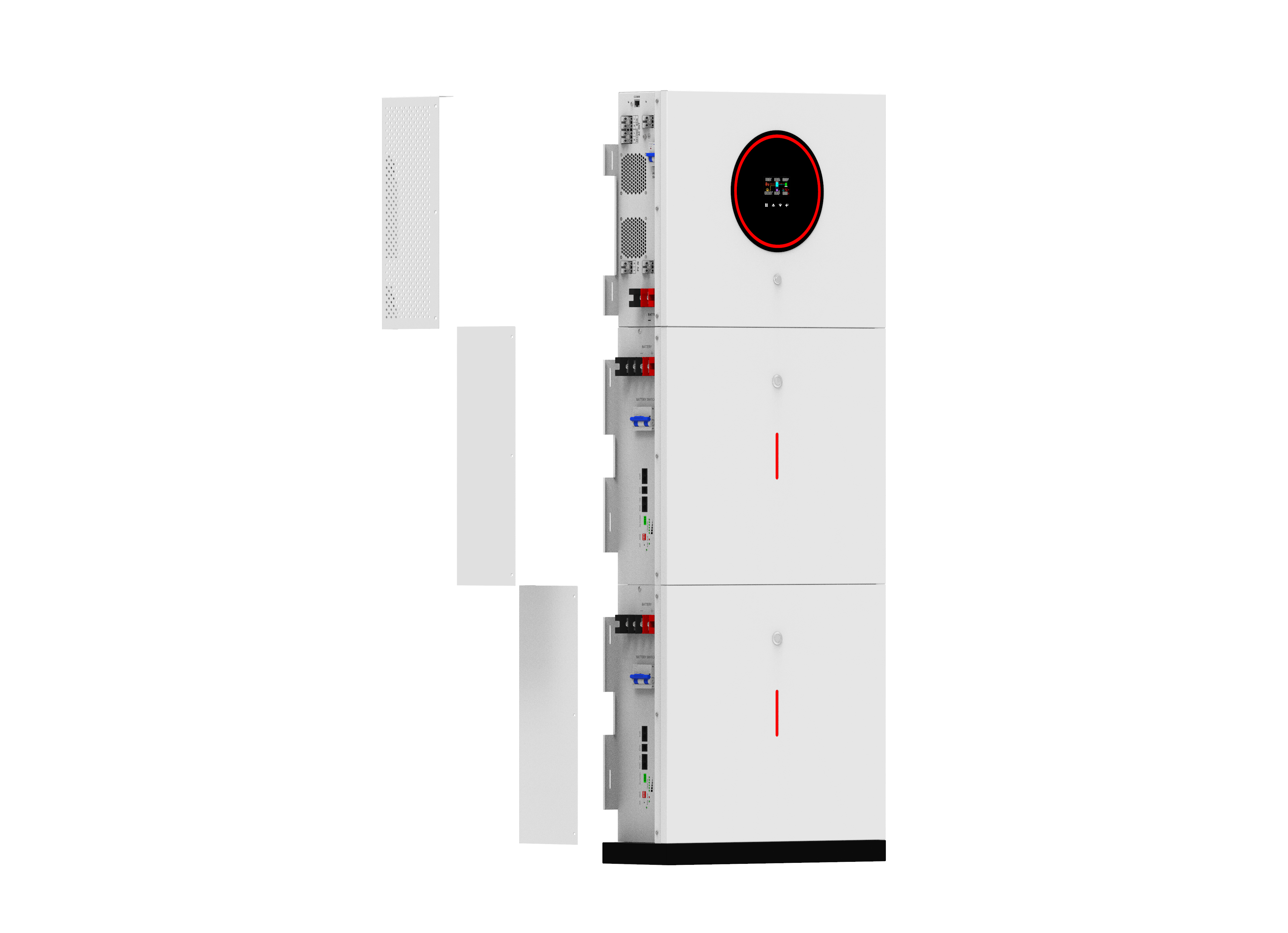 Alles in een Huis energie stelsel hoë spanning battery omskakelaar 6.2kw aan/af rooster Sonkrag omskakelaar Energie berging stelsel vervaardiger