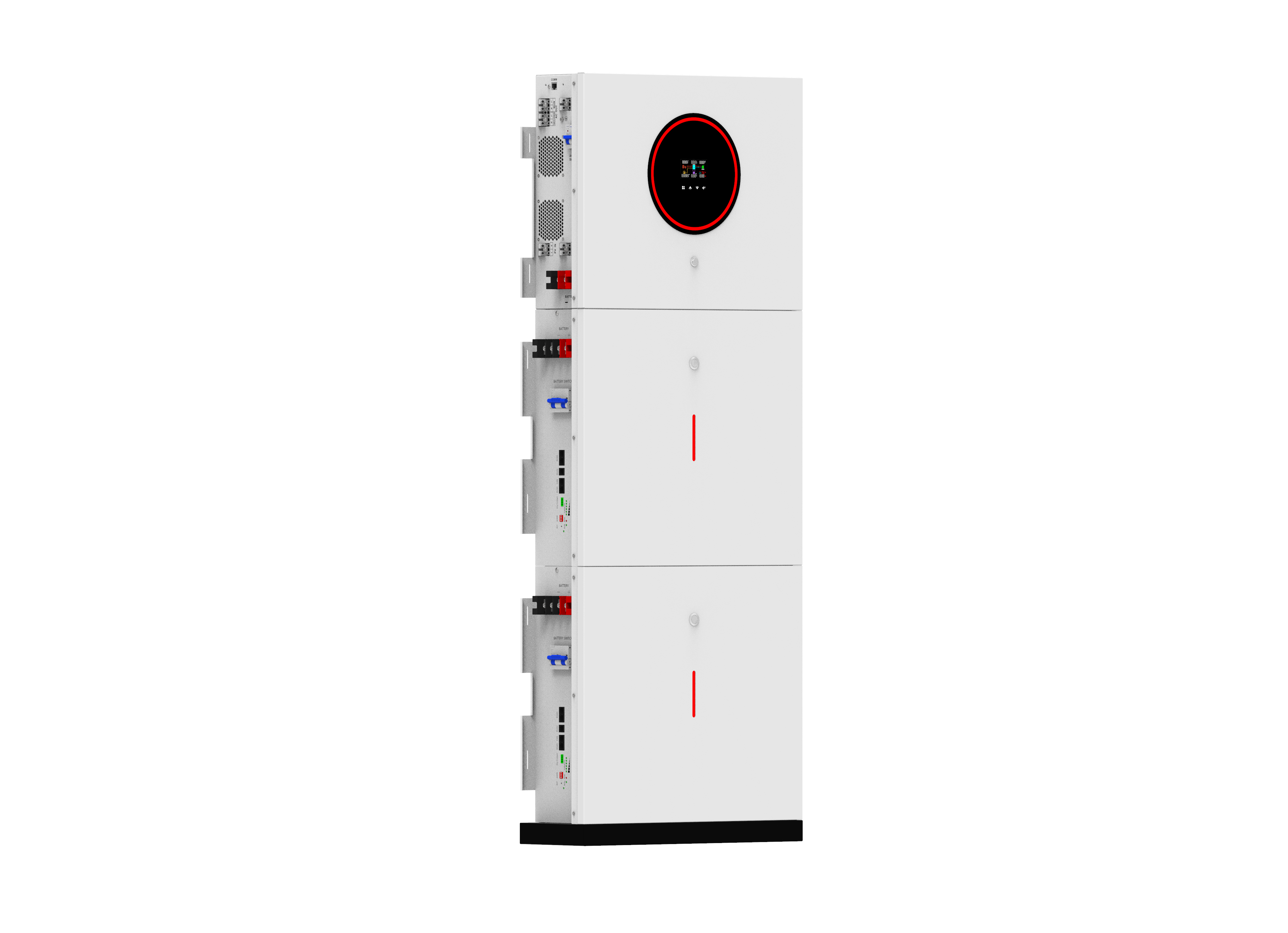 Alles-in-een-energiestelsels 3.6KW 24V-huis met behulp van sonkrag-omskakelaar Dubbele uitset